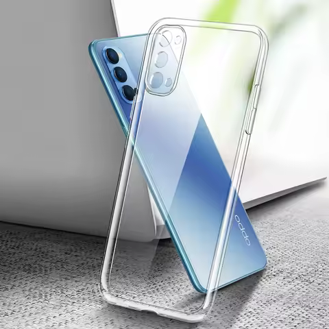 Transparent Back Cover for OPPO Reno 4 Pro SE Lite 4F Z Phone Case 360 Clear Soft Funda Reno4 4SE 4P