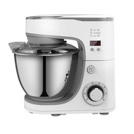 5公升抬頭式廚師機 1000瓦多功能廚師機 攪拌機 6個檔位 白色