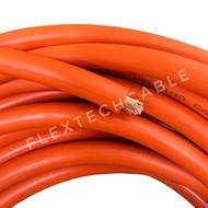*รุ่นแนะนำ* สายเชื่อมทองแดงแท้ ขนาด 50 sq.mm 1500/0.12 - สีส้ม (Welding Cable)