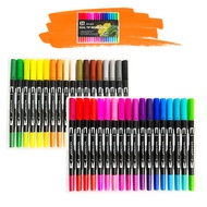 120 Màu Dual Tip Bút Màu Nước Bộ Bút Đánh Dấu Nghệ Thuật Để Vẽ Tranh Màu Thư Pháp - Đồ Dùng Nghệ Thu