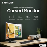 SAMSUNG LED Monitor Curved 24 Inch LC24F390FHE