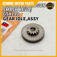 SUZUKI SMASH110 / SHOGUN-RR / SMASH-REVO / GSX110 GEAR IDLE ASSY 12611-M23F00 SMASH 110 SHOGUN RR SM
