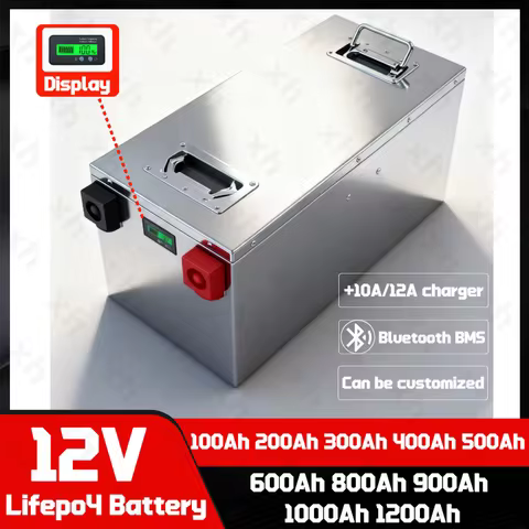 XH-12V 12.8V 100Ah 200Ah 300Ah 400Ah 500Ah 600Ah 800Ah 1000Ah lithium lifepo4 solar inverter camping