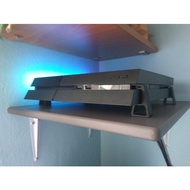 1 Set of PS4 Fat Foot Stand with PS4 logo - 3d printing