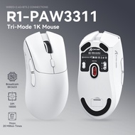 Attack Shark R1 Ultra-Light Wireless Gaming Mouse, Tri-Mode BT5.2/2.4G/USB-C, PAW3311 Sensor 18000DP