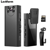 Losfom Z01 กล้องหน้าอก กล้อง กล้องวิดีโอ Body Mini Action Camera HD 1080P 128GB 2200MAH ตรวจจับเคลื่