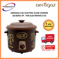 AEROGAZ 4.0L ELECTRIC SLOW COOKER  AZ-604SC EP - THE ELECTRONICS CO.