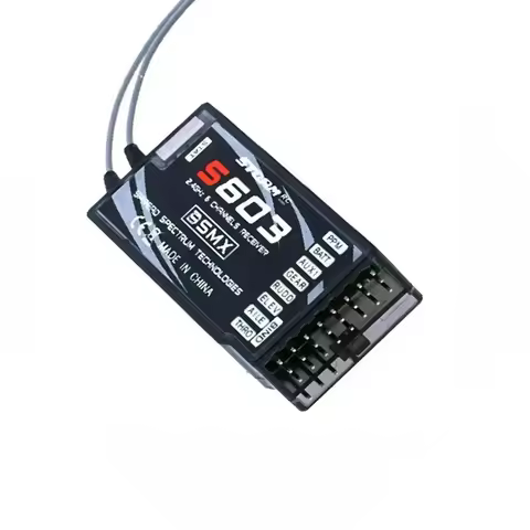 1pcs 6 channal S603 RC Receiver for Transmitter Spektrum DX6i DX7 DX8 JR DSX7 DSX9 DSMX DSM2 Transmi