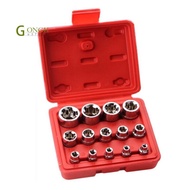 14Piece E-TORX Socket Set Premium Female Torx Socket Set Star Socket Set Torque Socket Set External 
