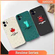 Little Monster Case Realme 5 5i 9i 5G 9 Pro 10 5G C3 C11 2020 C21Y C25Y 10 5G C31 C33 C35 Narzo 50A 
