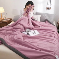 Japanese Minimalist Style Super Soft comforter Blanket Premium summer aircond Cotton Quilt Blanket s