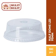 [100pcs] Half-dome Lid 95mm / Half dome lid 100pcs (Bundle) / PP cup lids