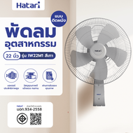 Global House HATARI พัดลมอุตสาหกรรมติดผนัง 22" IW22M1 เทา รับประกันของเเท้!