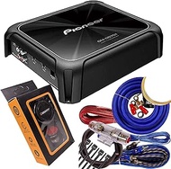 Pioneer GM-D8701 1600 Watts Class D Mono Amplifier with Wired Bass Boost Remote + Wire Kit