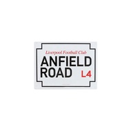 LFC SMALL METAL ANFIELD ROAD SIGN WHITE