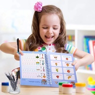 4 Books/Set Copybook Kid's English Learning Calligraphy Magic Books With Pen