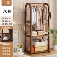 ONE - 楠竹實木傢俱 鞋櫃 衣帽架 曬衣架【70x40x176cm】2層原色