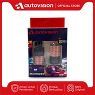 T20 Brake Light (7443) 144-4014SMD RED 12V Autovision