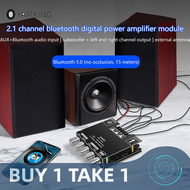 YANXING 1Pc ZK-MT21 2x50W+100W 2.1 Channel Bluetooth 5.0 Subwoofer Digital Bass Amp