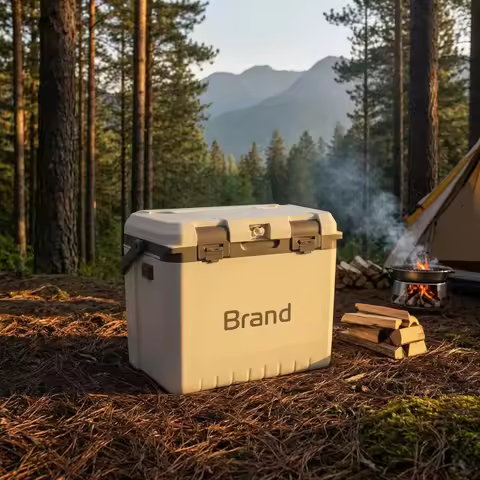 EPS Cooler Box Latch Closure Insulated Cooler Box Thermal Storage Container Carry Handle Portable Ic