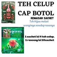 HIJAU BOTTLE CAP TEA BAGS SACHET RENGENG GREEN TEA BAGS CAP BOTTLE GREEN TEA CAP BOTTLE CAP MELAT TE