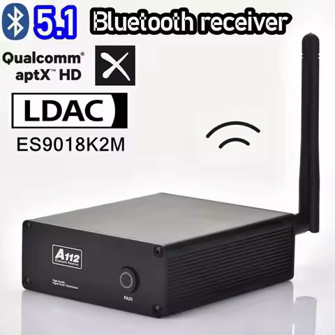 Fever HIFI lossless Bluetooth receiver Qualcomm QCC5125 Bluetooth 5.1 receiver ES9018 decodes APTX-H
