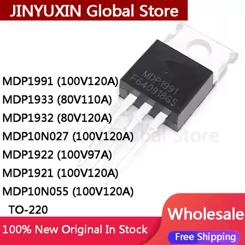 10Pcs MDP1991 MDP1933 MDP1932 MDP10N027 MDP1922 MDP1921 MDP10N055 TO-220 IC Chipset In Stock Wholesa