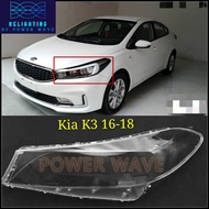 KIA K3 2016-2018 HEADLAMP COVER HEADLAMP LENS HEADLAMP CASING (HARGA SEPASANG)