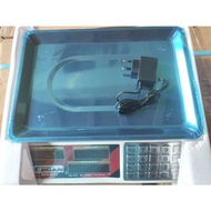 Timbangan Buah Duduk Gigan 40 Kg Stainless - Timbangan Meja Pasar