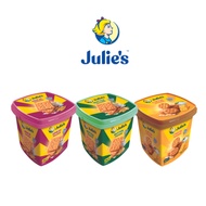 [Bundle of 3] Julie's Butter / Wheat / Cheese Crackers Tub 600g | | Halal Biscuit | Biskut Tin | But