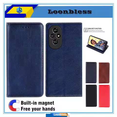 Stand Business Phone Holster For Honor 200 Cases Etui Honor 200 5G Case celular Book Cover Honor 200