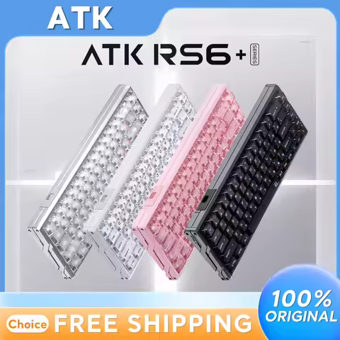 ATK GEAR RS6+ Magnetic Axis Mechanical Gaming Keyboard Full Aluminum Single Mode Low Latency Esports