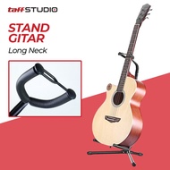 Stand Gitar Akustik Tempat Dudukan Gitar Listrik Standing Berdiri Penyangga Panjang