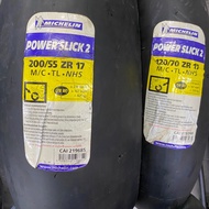 Michelin power slick 2 120/70-17+200/55-17 for trackday tyre