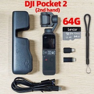 [คลังสินค้าพร้อม] ใช้มือถือสำหรับ DJI Pocket 2กระเป๋าตัวยึดกล้อง Do-In-All Handle เหมาะสำหรับ Action