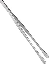 Urxirha 10-Inch Cooking Tweezers Pasta Tongs, Stainless Steel Kitchen Tweezer Tongs Culinary Food Tw