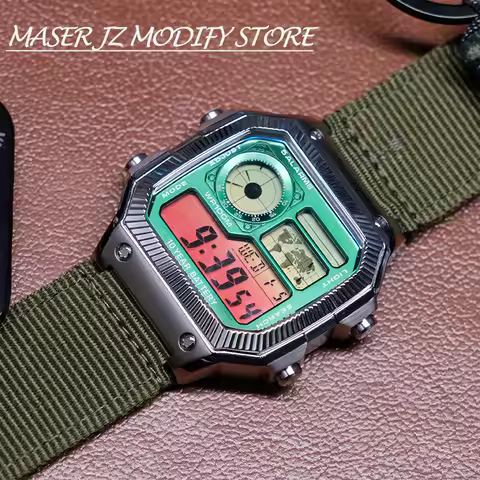 Royale Watch Mod Kit Watch AE-1200WHD-1AVDF Unique Customized Digital Military Watch Waterproof Move