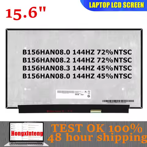15.6" IPS 144HZ Laptop LCD Screen B156HAN08.0 B156HAN08.4 B156HAN08.2 B156HAN08.3 Matrix Display Pan