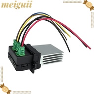MEIGUII Motor Resistor Regulator, with Connector Wire Fan Blower AC Heater Blower Resistor, 7701207718 6441L2 7701048390 Replacement Resistor for Renault/Citroen/Peugeot/Nissan