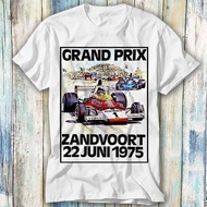 Zandvoort Vintage 1975 Haarlem Grand Prix Auto Racing Amsterdam T Shirt