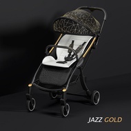 [iDS] Luxurious Self-Folding Stroller Baby Carriage Lightweight Stroller Compact Gravity Fold Automatic Fold Fits Infant Car Seat Baby Carriages Light Stroller Lightweight Travel Strollers Pram Cabin Stroller Cabin Sized Pram Baby Push Cart