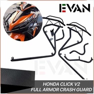 EVAN.SHOP=sU>Honda$w!Click'Op{v2<w{125i;W`Full;p`Armor;l`Crash;e`Guard Stainless Steel CNC Alloy Ma