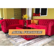 Sofa Chesterfield (3 Seater , 2 Seater , 1 Seater) plus 1 Coffee Table