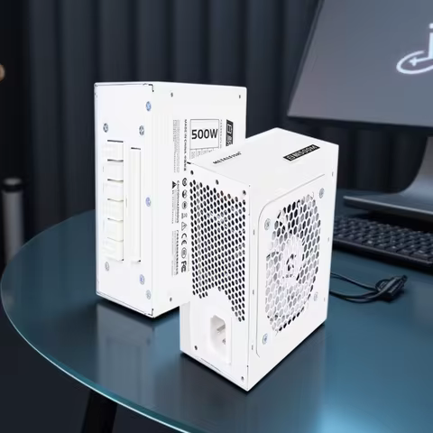 METALFISH Full-Modular SFX-500W 600W PSU 80Plus Bronze White Power Supply For Mini ITX Chassis Small