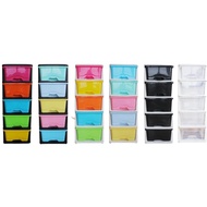 5 Tier Drawer Cabinet Multipurpose Cabinet Drawer Plastic Cabinet Plastic Storage Organizer