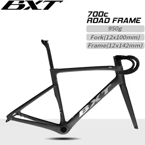 2025 BXT Carbon Road Bike Frame Full Hidden Cable Disc Brake Road Bicycle Frameset Carbon Road Frame