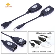 USB 2.0 To RJ45 Adapter Support Cat5/RJ45/Cat6 Patch Cord USB To RJ45 Extension Adapter for USB Came