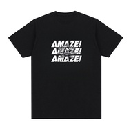AMAZE AMAZE AMAZE T Shirt Rocky Project Hail Mary Black Cotton Unisex Short Sleeve Crewneck Sci Fi Q