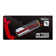 (全新包5年保養) PS5  Slim 輕薄版 光碟版/ 數位版主機 用 Netac NV7000 PCIe Gen4x4 M.2 2280 SSD 固態硬碟 (4TB, 香港行貨)- 玩PS5 FF7 Rebirth 必備