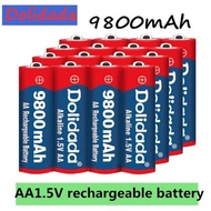 【COD】 4 24pcs/lot AA Rechargeable Battery 9800mah 1.5V New Alkaline Batery for Led Light Toy